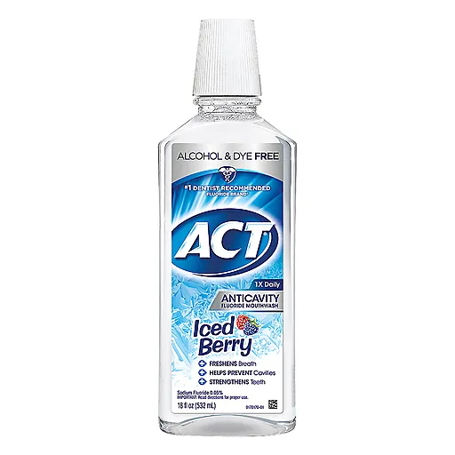 ACT collutorio fluoro iced berry 532 ml