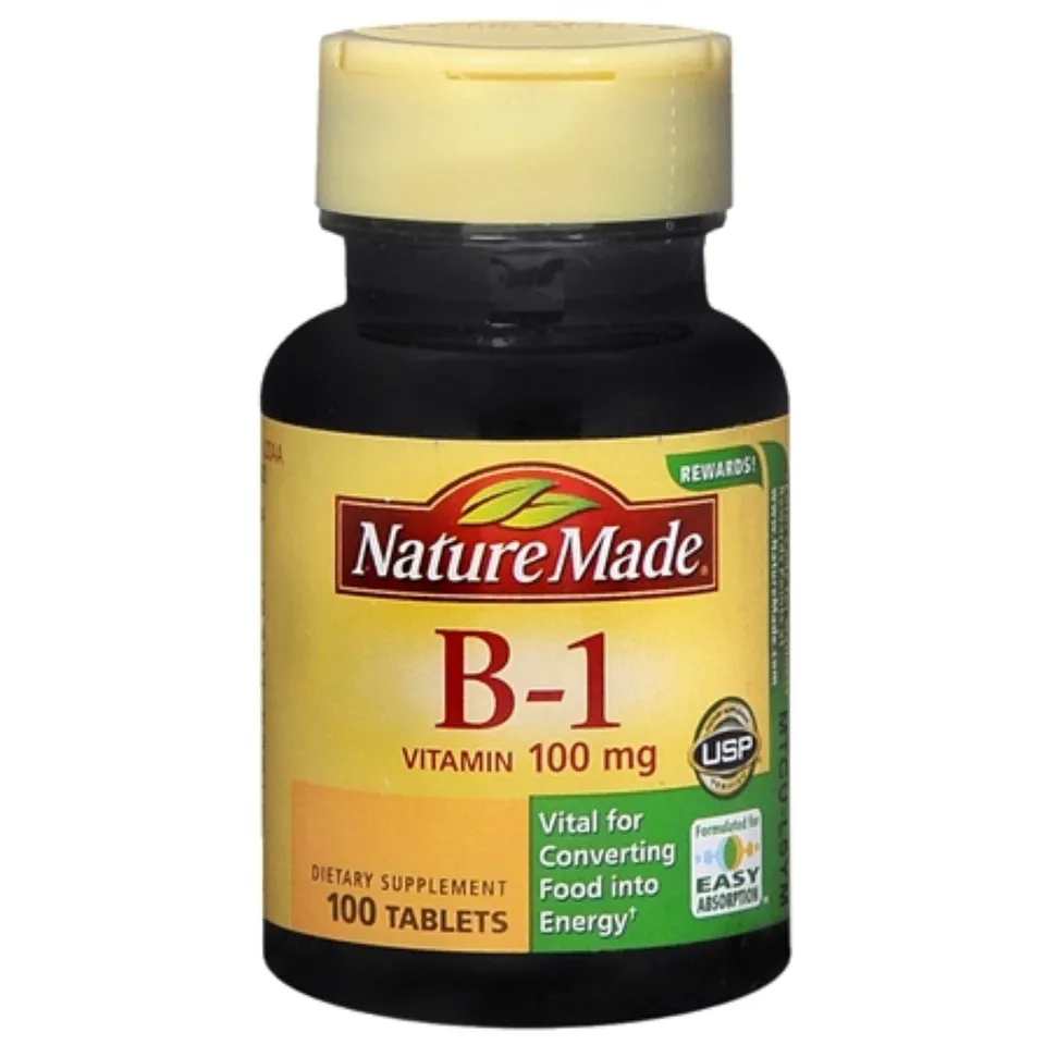 Nature Made vitamina B1 100 mg compresse integratore