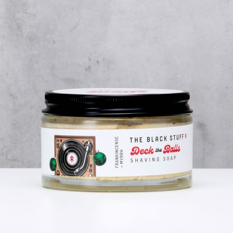 The Black Stuff Deck The Balls sapone da barba 155 g schiuma densa