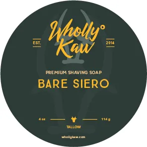 Wholly Kaw Siero Bare sapone da barba neutro 114 g