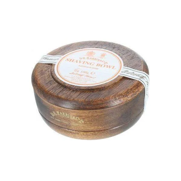 D.R. Harris Sandalwood sapone barba ciotola legno 100 g