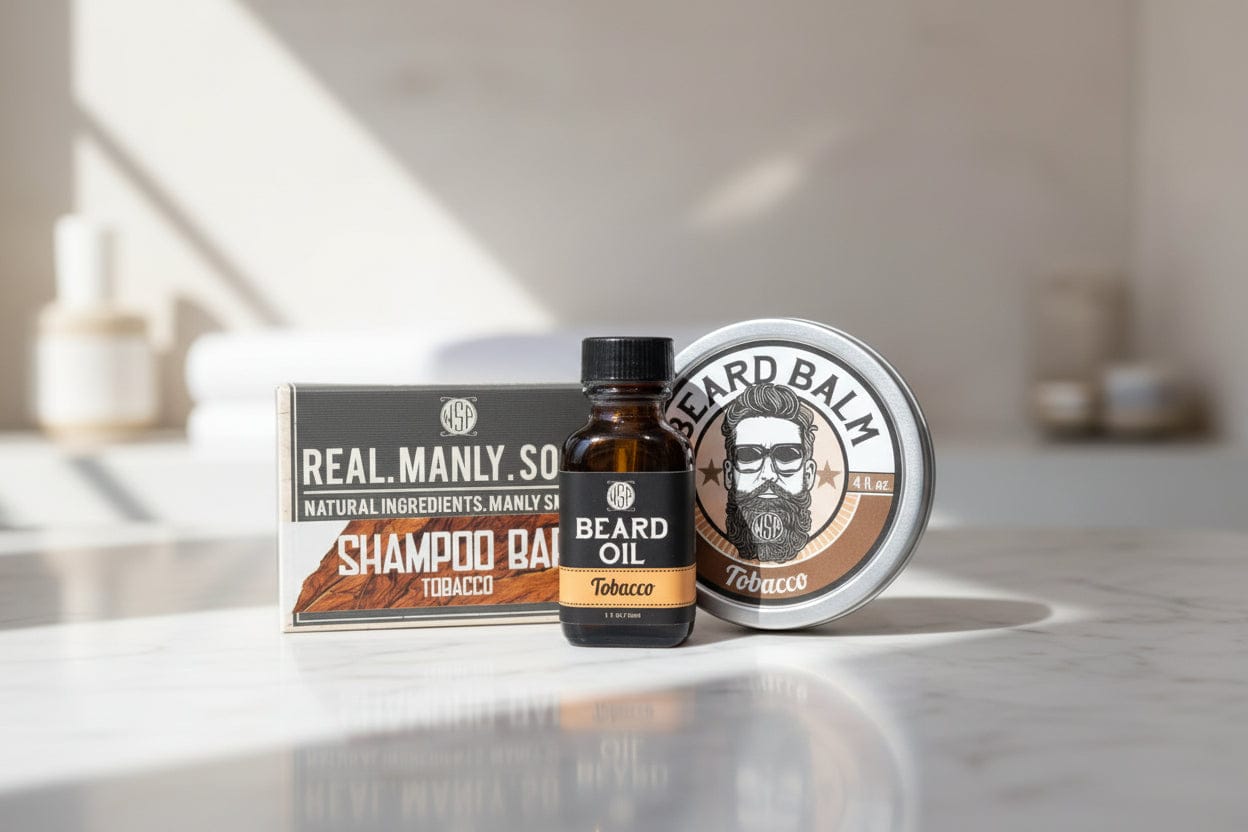Wet Shaving Products Tobacco olio da barba 1 oz tabacco
