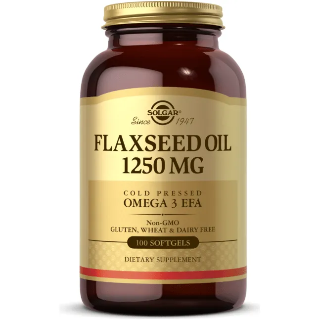 Solgar Olio semi di lino 1250 mg 100 capsule