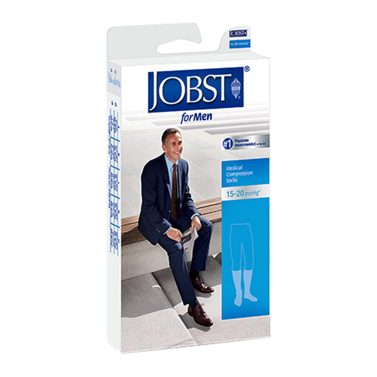 Jobst forMen Gambaletti Uomo 15-20 mmHg Nero L 1 Paio