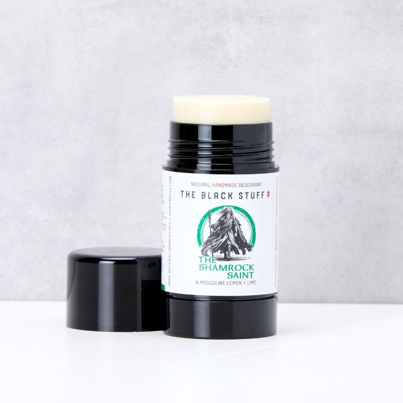 The Black Stuff Shamrock Saint deodorante naturale limone lime