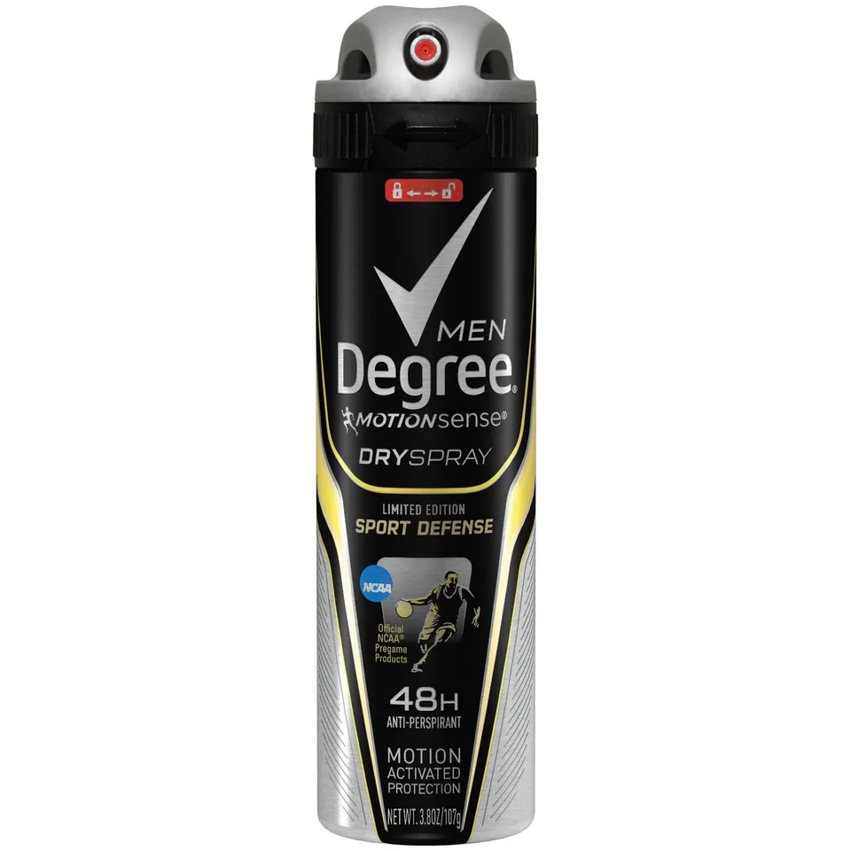 Degree Men Sport Defense deodorante dry spray 72h 3.8 oz