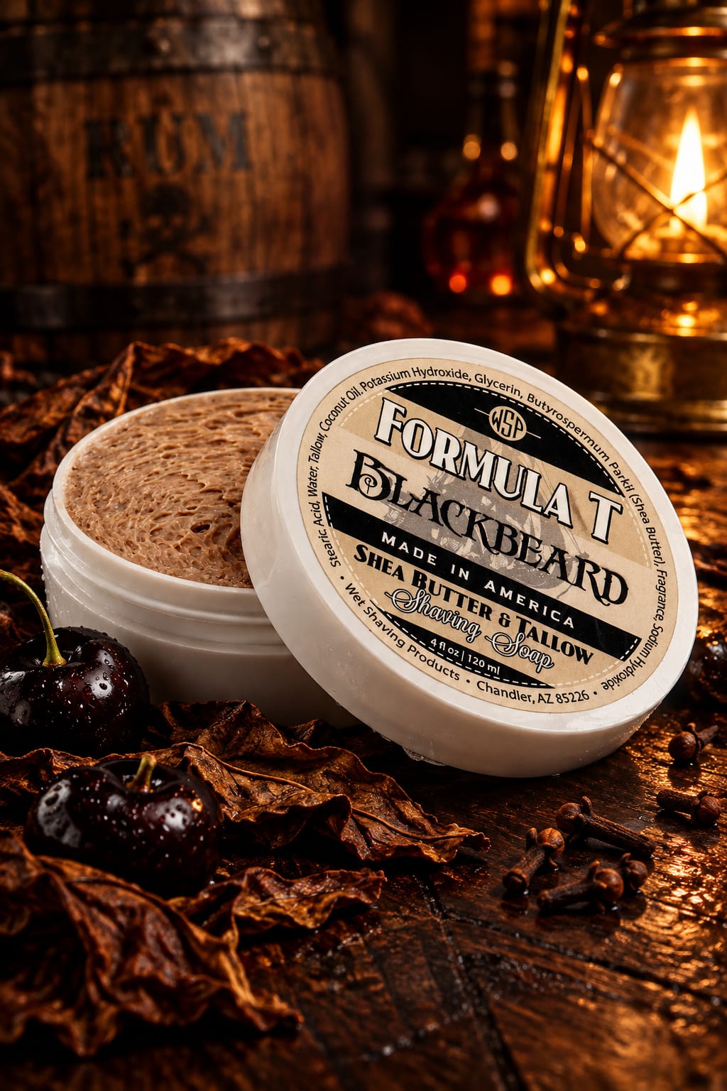 Wet Shaving Products Blackbeard Formula T sapone da barba 4oz tabacco