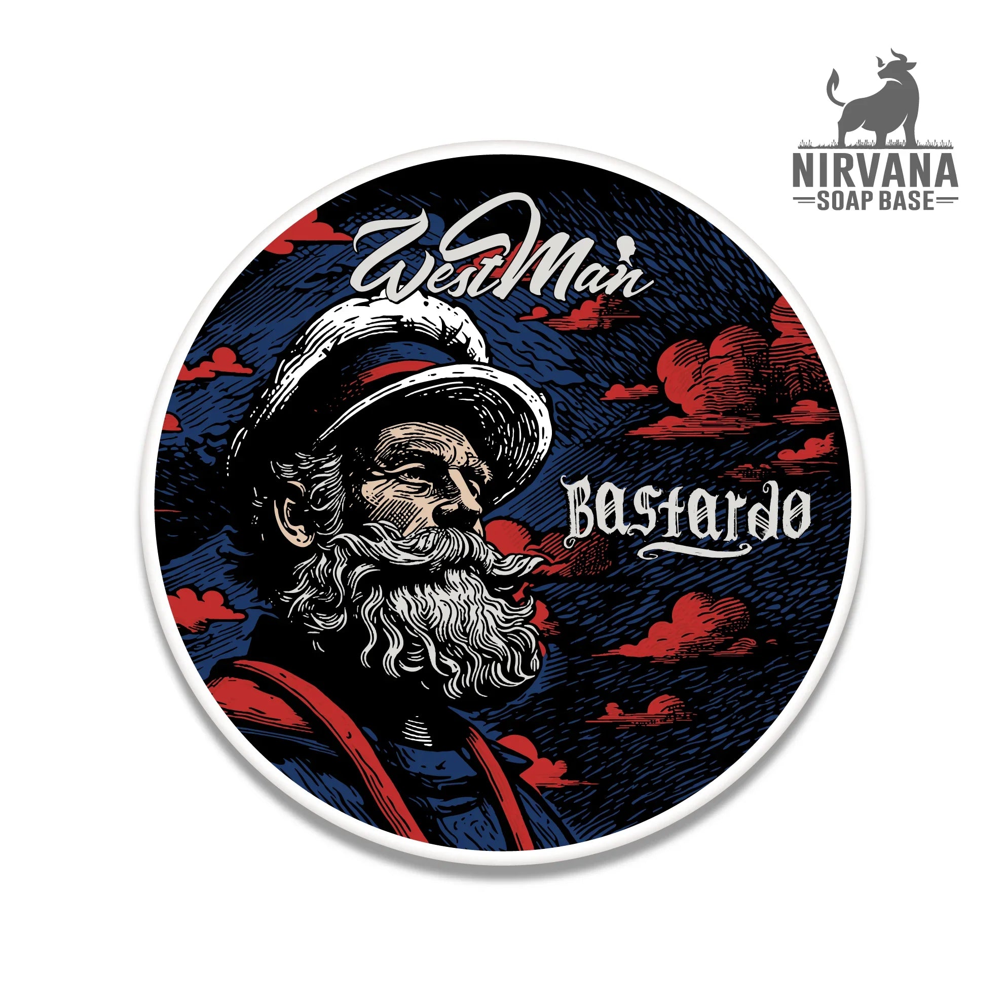 Westman Nirvana Bastardo sapone da barba 120g bay rum