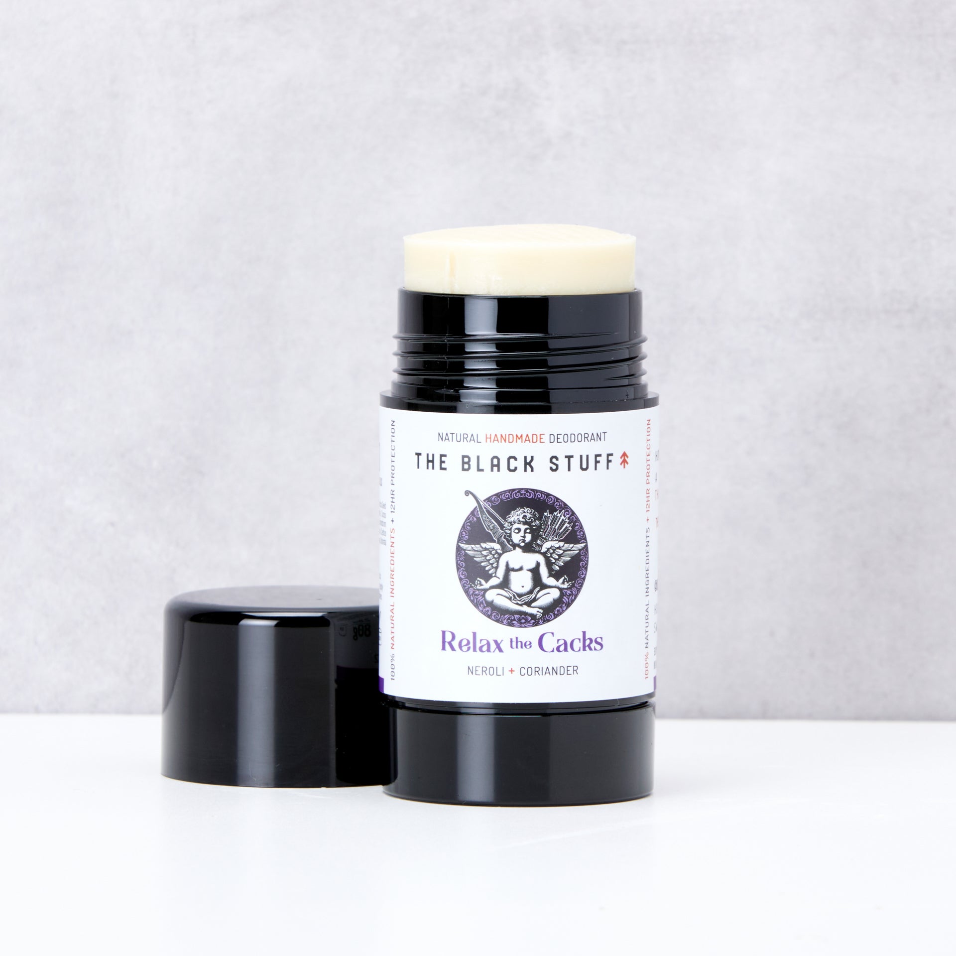 The Black Stuff Natural Deodorant Relax The Cacks deo naturale