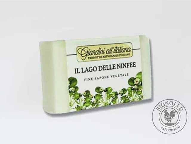Saponificio Bignoli Giardini Lago delle Ninfee saponetta rosa mosqueta