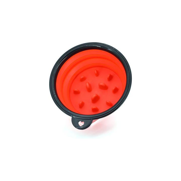 Stirling Soap Co. ciotola barba silicone nero pieghevole da viaggio
