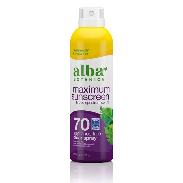 Alba Botanica Hawaiian Spray solare SPF 70 6 oz leggera