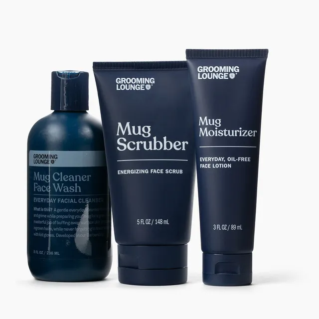 Grooming Lounge Mug Trio kit viso uomo 3 pezzi menta