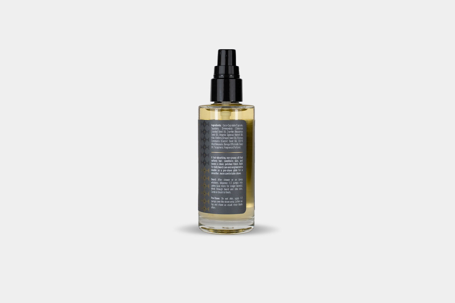Noble Otter Thé Noir et Vanille olio barba 60 ml tè nero