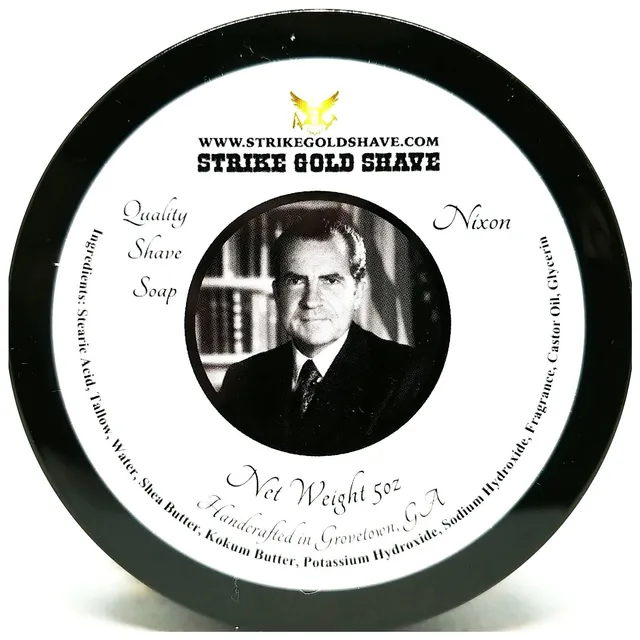 Strike Gold Shave Nixon sapone da barba 5 oz limone
