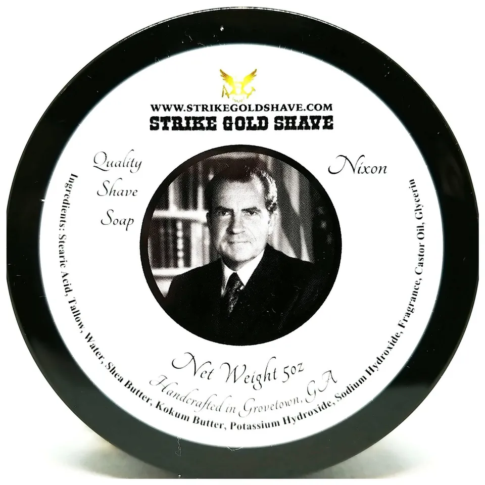 Strike Gold Shave Nixon sapone da barba 5 oz limone