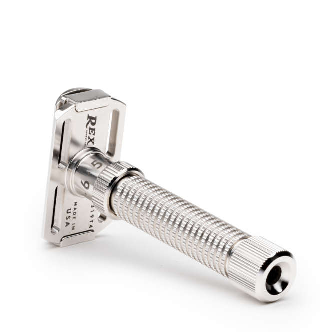 Rex Supply Co. Ambassador RSC-101R rasoio sicurezza regolabile rodio
