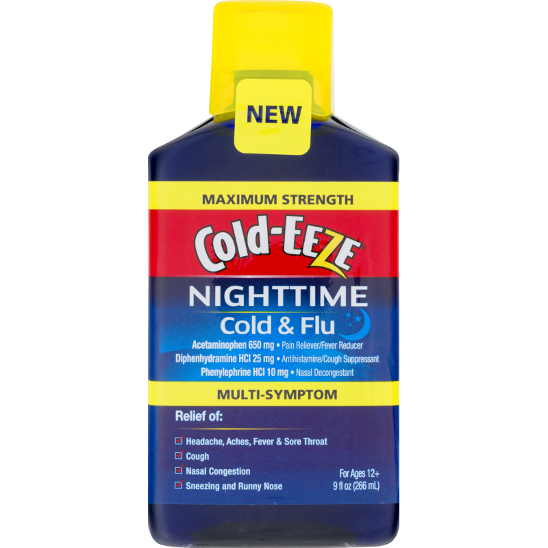 Pasteur Cold Eeze Flu Nighttime Compresse Influenza Notte Multi-Sintomo