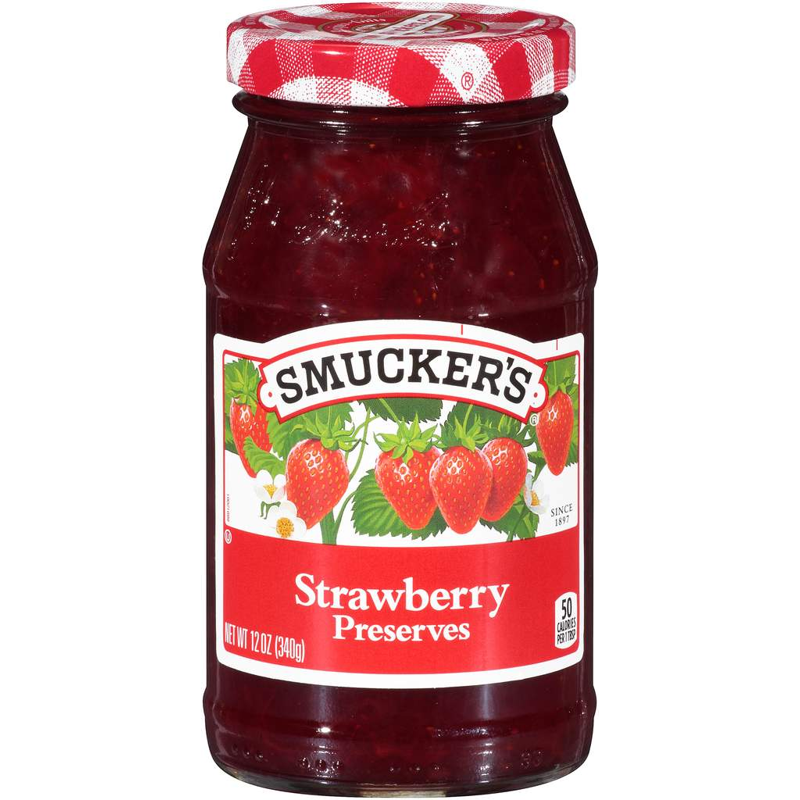 Smucker's Strawberry Preserves Confettura Fragola 340 g
