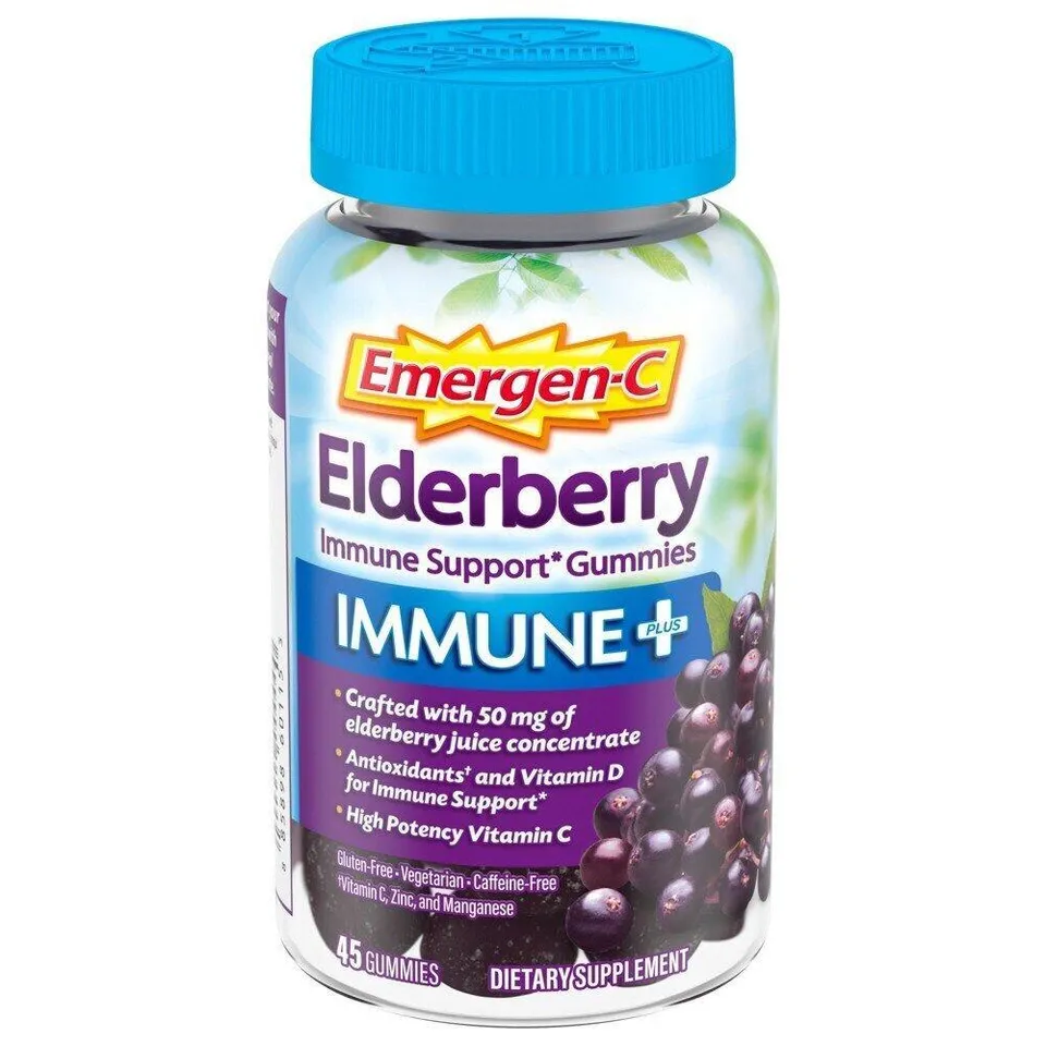 Emergen-C Immune+ Gummies Sambuco 45 pezzi Vitamina C