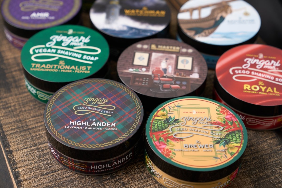 Zingari Man Highlander sapone da barba fougere lavanda