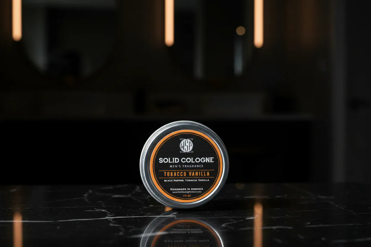 Wet Shaving Products Tobacco Vanilla profumo solido 1oz uomo