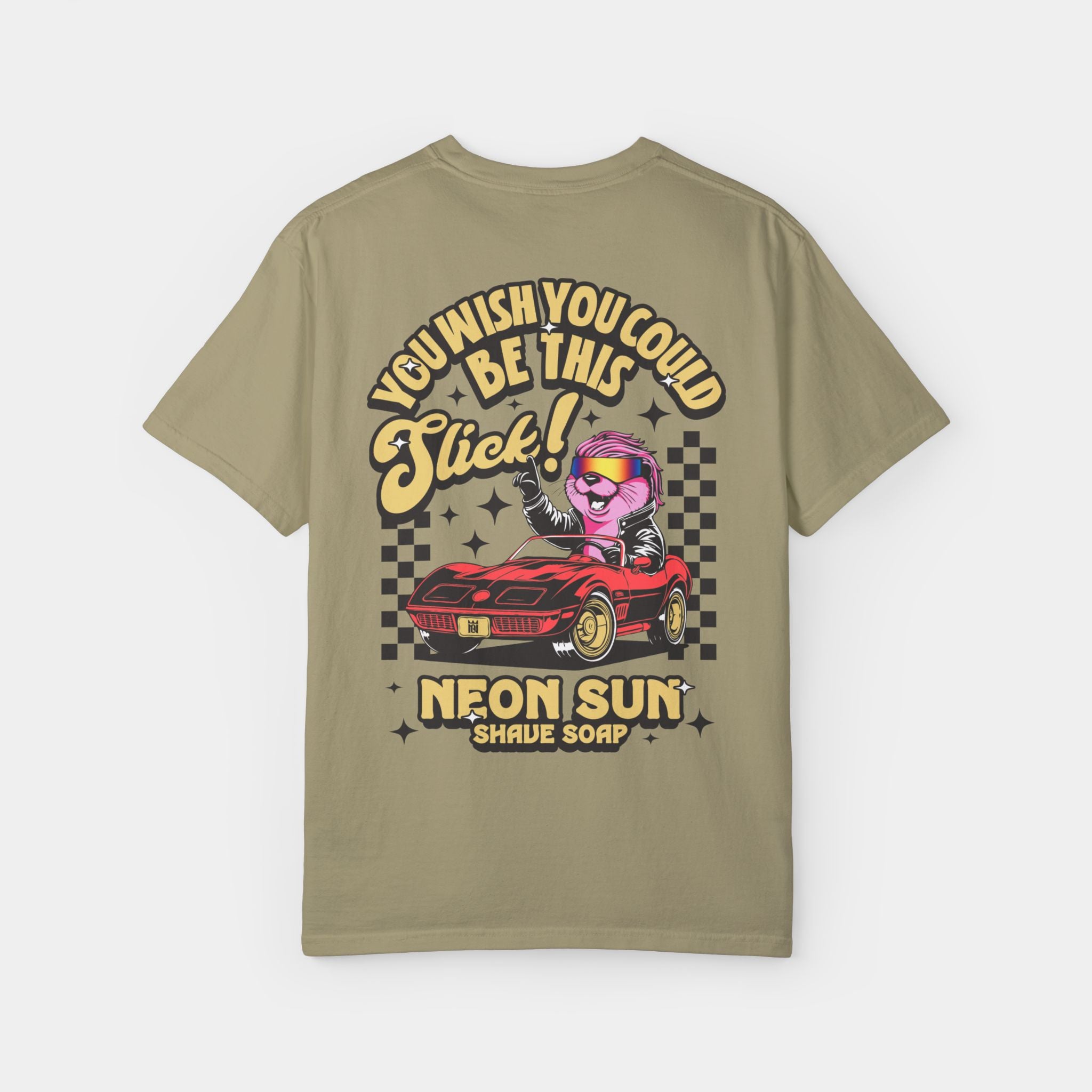 Noble Otter Be This Slick T-Shirt Bianca Cotone