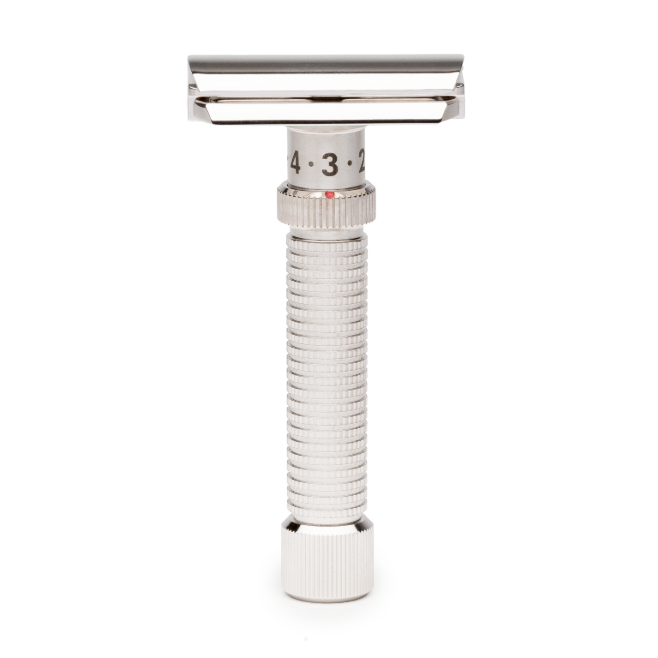 Rex Supply Co. Ambassador RSC-101R rasoio sicurezza regolabile rodio