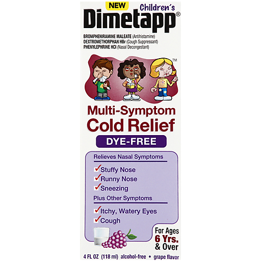 Dimetapp Multi-Symptom sciroppo raffreddore uva 118 ml