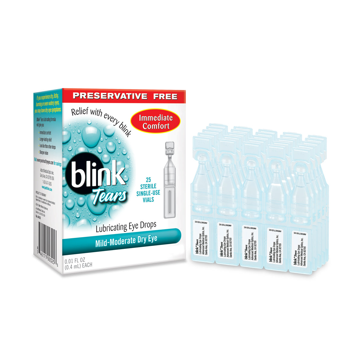Blink Tears Collirio Lubrificante 25 monodose senza conservanti