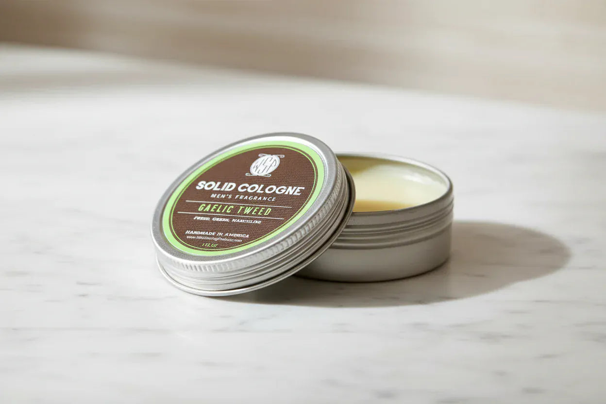 Wet Shaving Products Solid Cologne profumo solido Mahogany