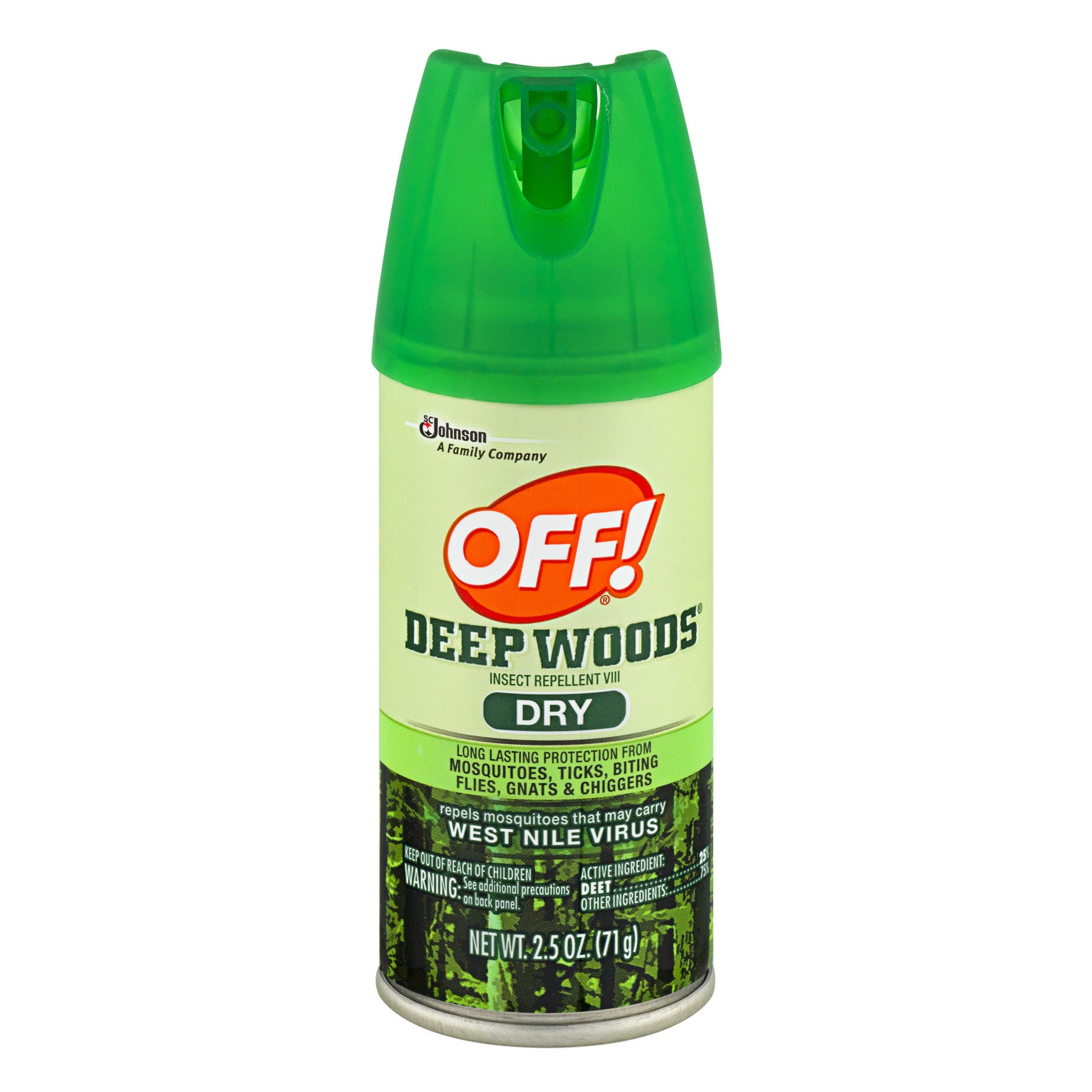 Off Deep Woods spray antizanzare secco 2,5 oz