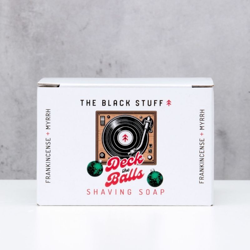 The Black Stuff Deck The Balls sapone da barba 155 g schiuma densa
