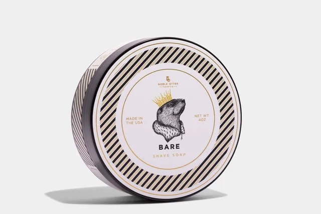 Noble Otter Bare Sapone da Barba non profumato 4 oz