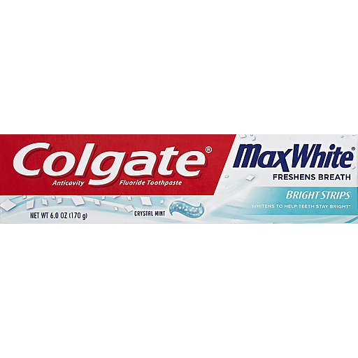 Colgate Max White Crystal Mint dentifricio sbiancante al fluoro