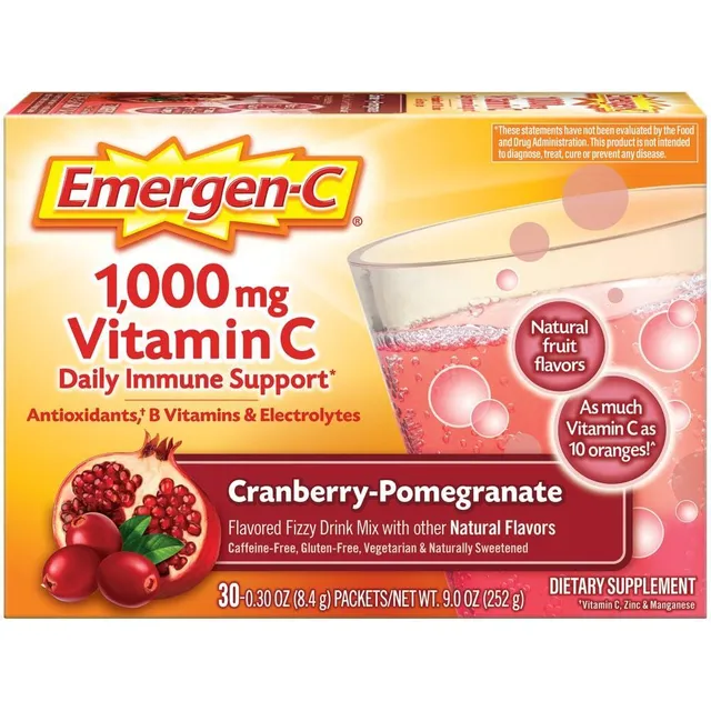 Emergen-C Mirtillo Melograno integratore vitamina C 1000 mg