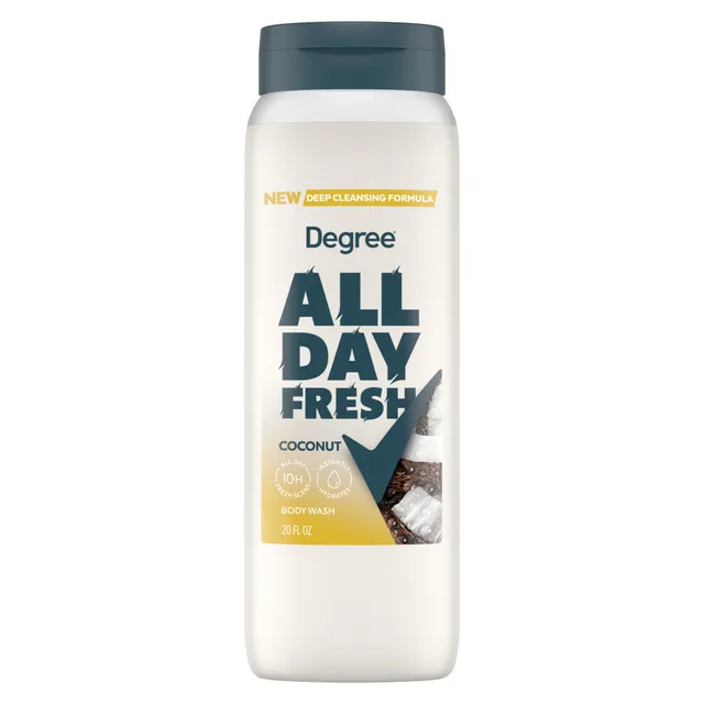 Degree All Day Fresh Coconut bagnoschiuma cocco e sandalo 20 oz