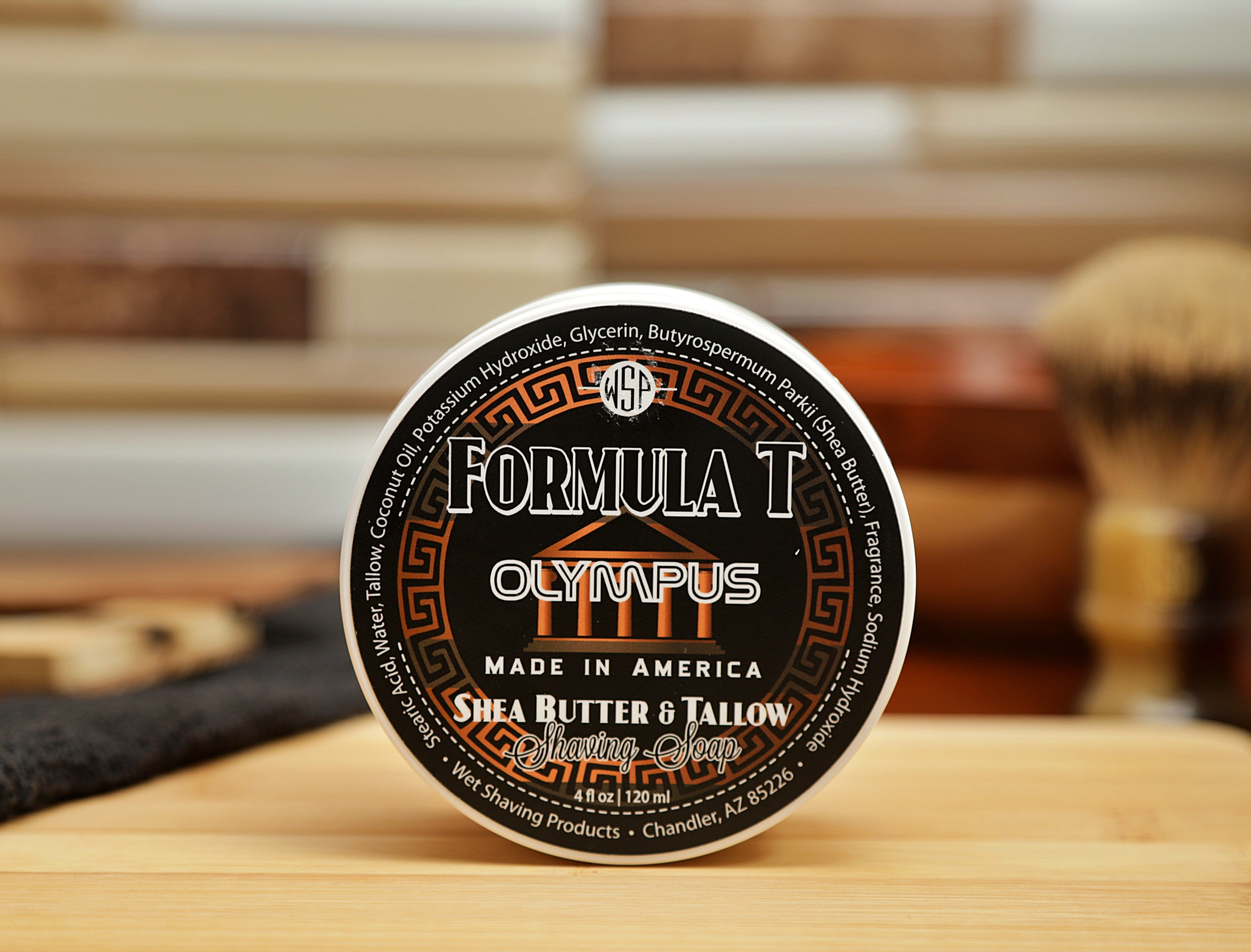 Wet Shaving Products Olympus sapone barba sego Formula T denso