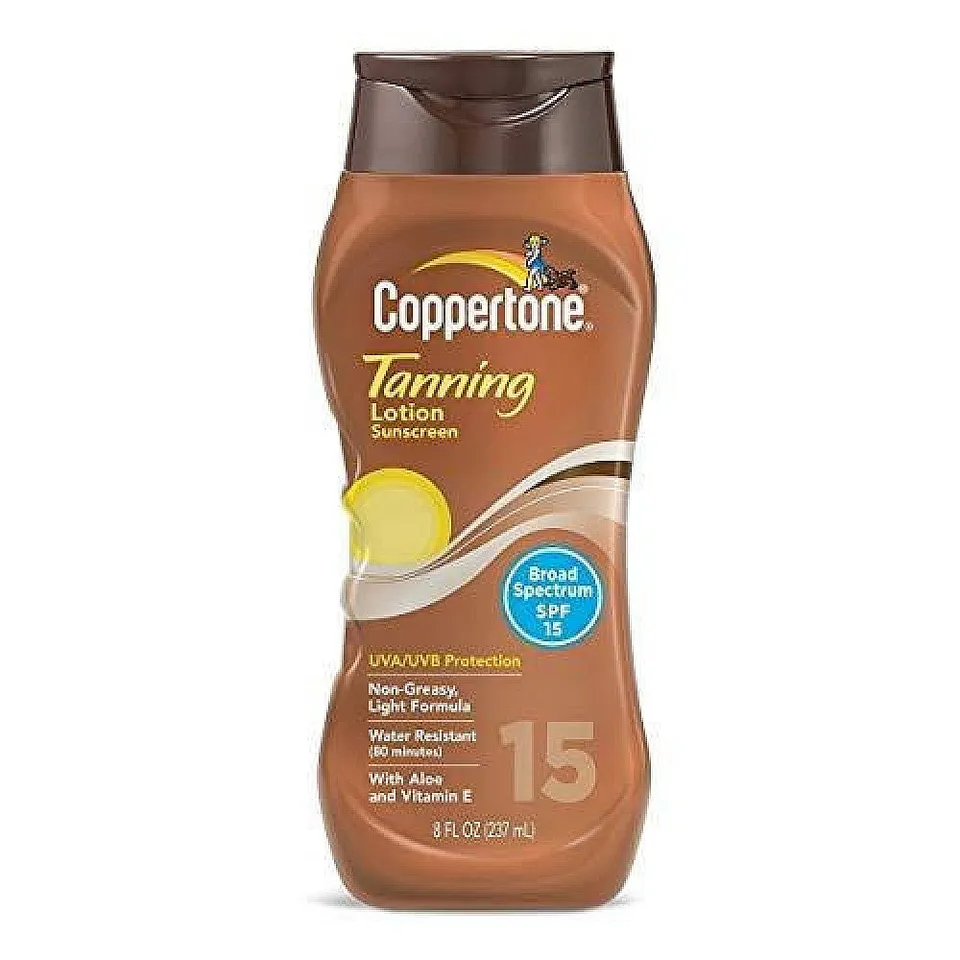 Coppertone Defend & Glow latte solare SPF15 aloe