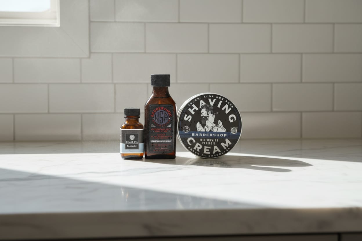 Wet Shaving Products Barbershop crema da barba vasetto 7.44 oz vegana