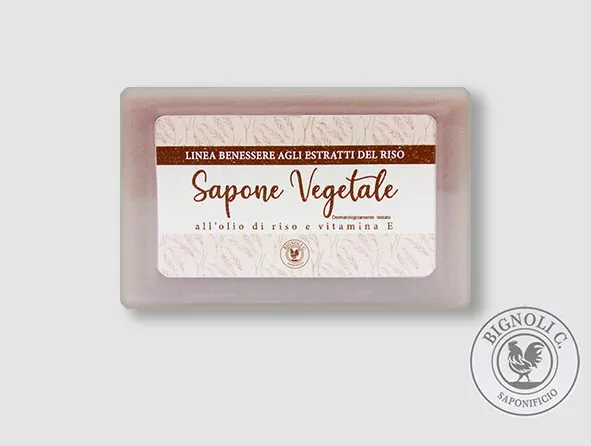 Saponificio Bignoli Riso saponetta 150g olio di riso vitamina E