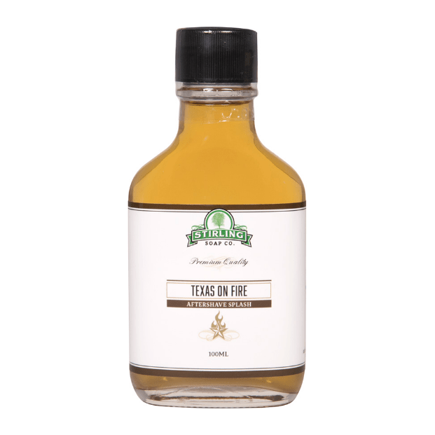 Stirling Texas on Fire dopobarba uomo 100 ml cuoio cedro