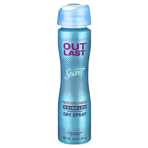 Secret Outlast Antitraspirante Dry Spray Protecting Powder 107 g