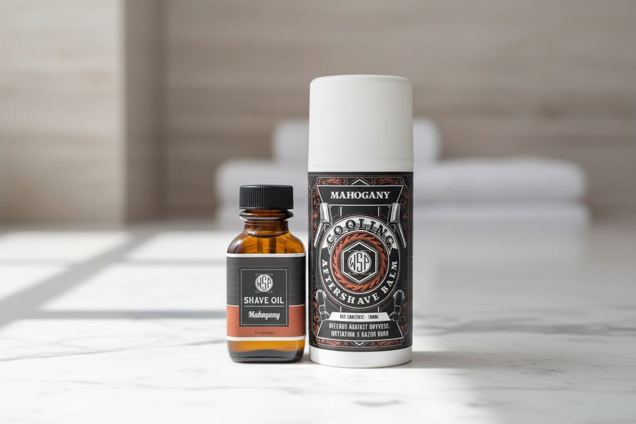 Wet Shaving Products Mahogany Olio Prebarba 1 oz Scorrevole