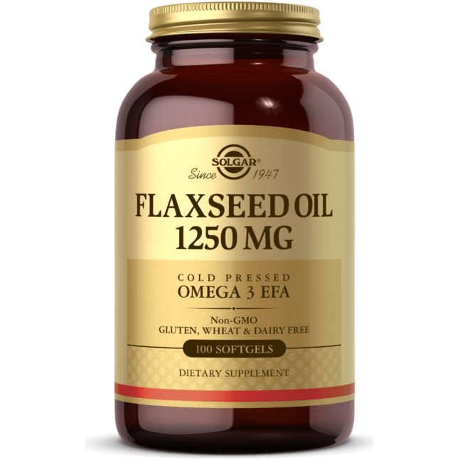 Solgar Olio semi di lino 1250 mg 100 capsule