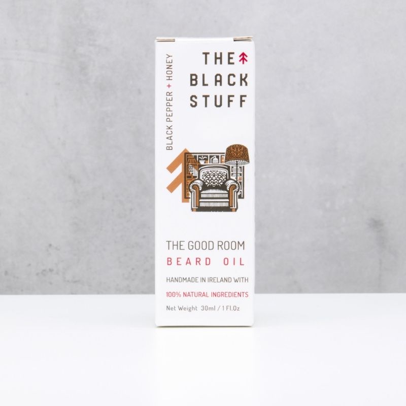 The Black Stuff Beard Care The Good Room olio barba idratante