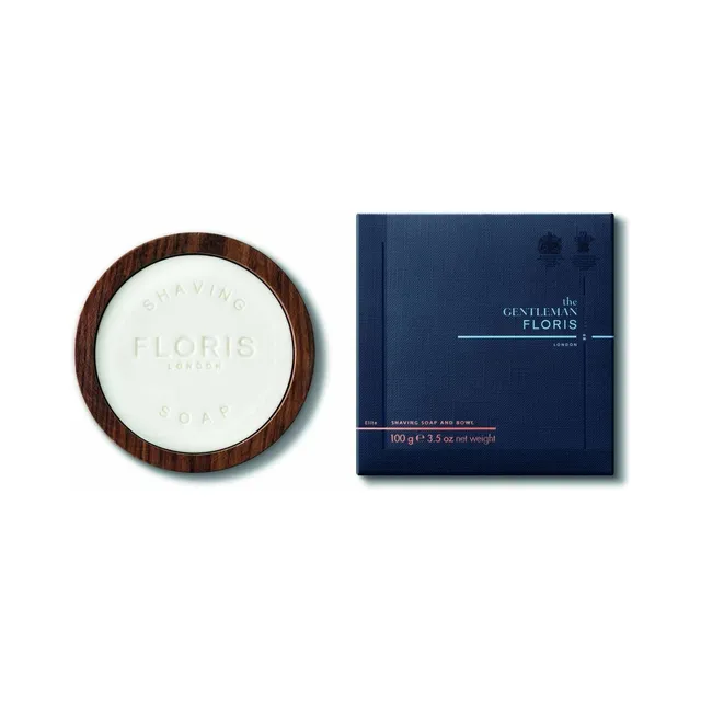 Floris London Elite sapone barba 100g ciotola legno