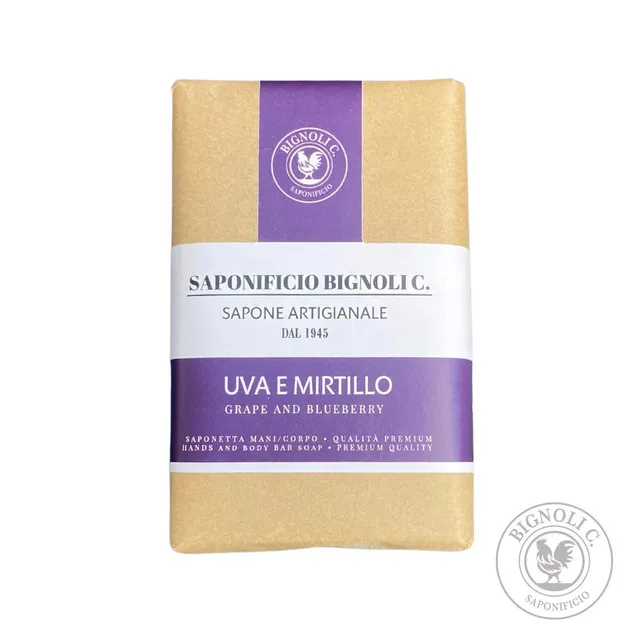 Bignoli Saponetta Uva e Mirtillo 150 g Fruttata