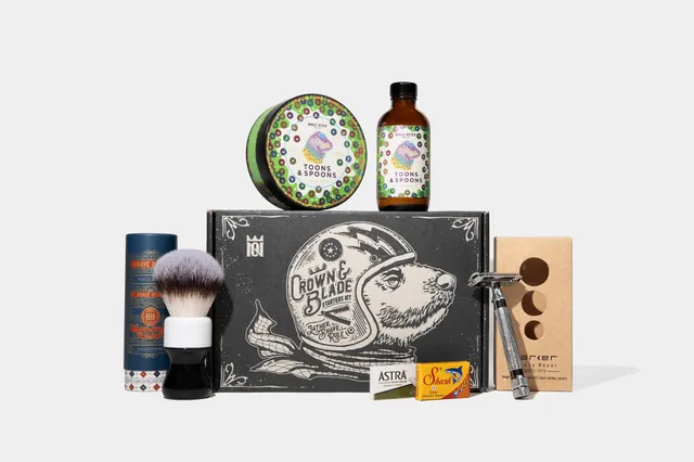 Noble Otter Premium Kit rasatura completo safety razor