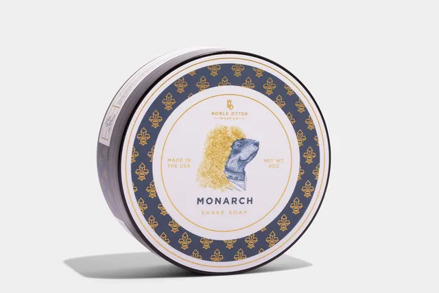 Noble Otter Monarch Sapone Barba 4oz Lavanda Vaniglia